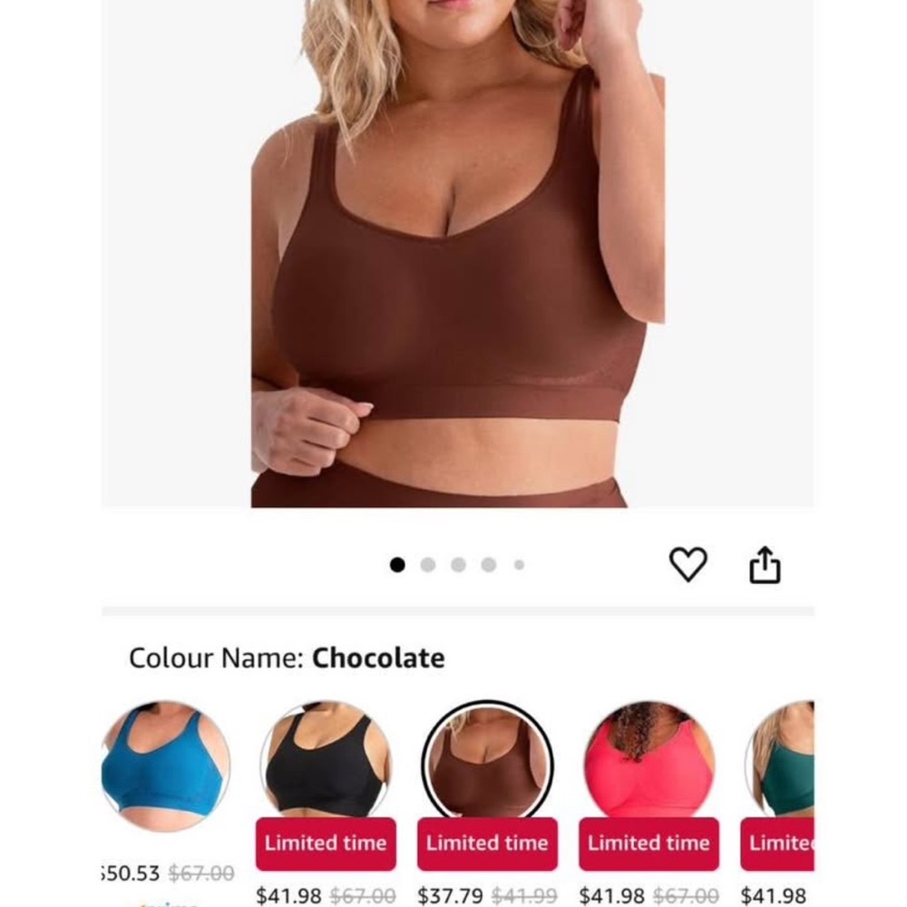 Chocolate Brown Sports Bra